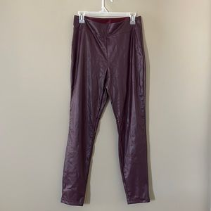 Leather Faux leggings